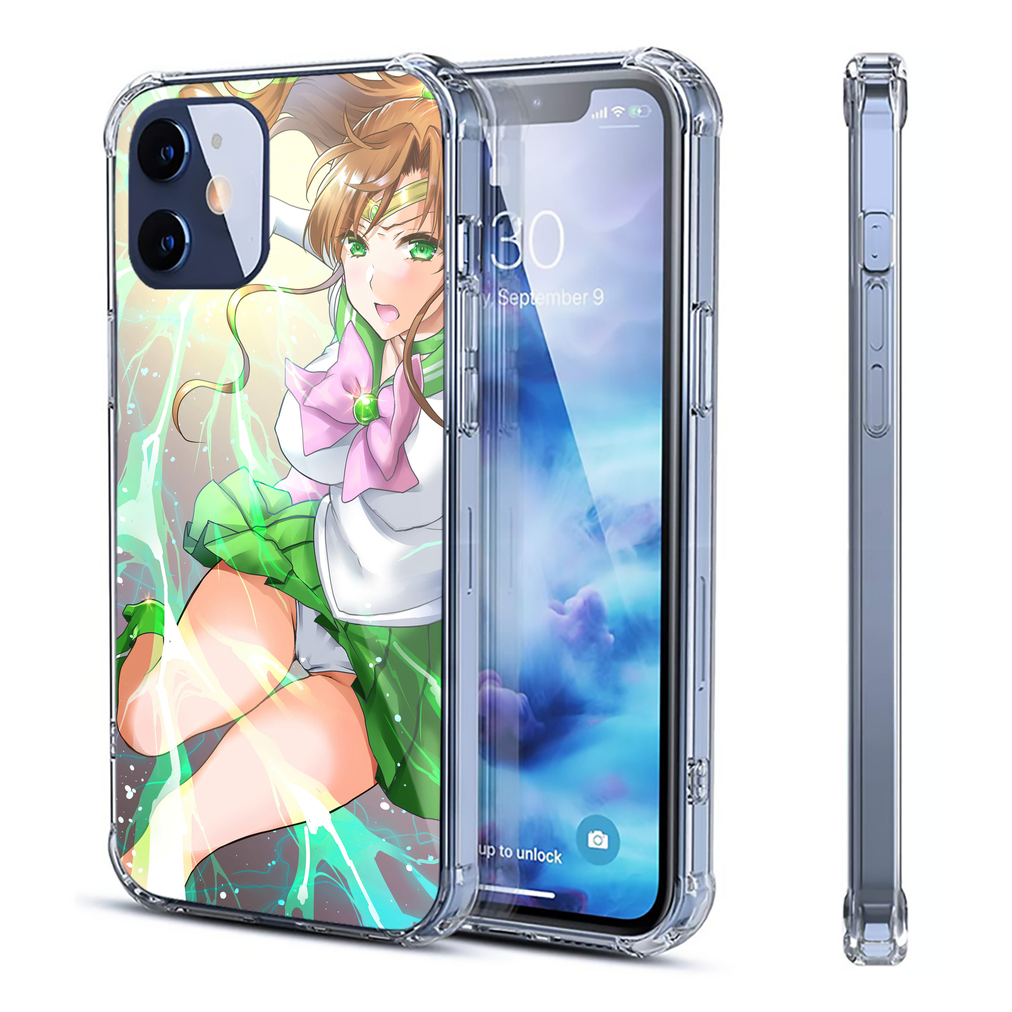 （画像用） 美少女戦士セーラームーン Sailor Moon 【iPhone 12シリーズ対応】透明スマホケース（クリアソフトケース）